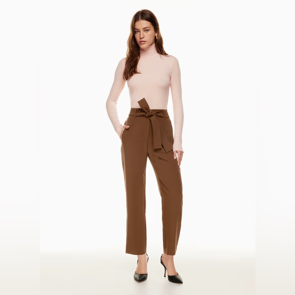 Aritzia Wilfred Tie Front Pant